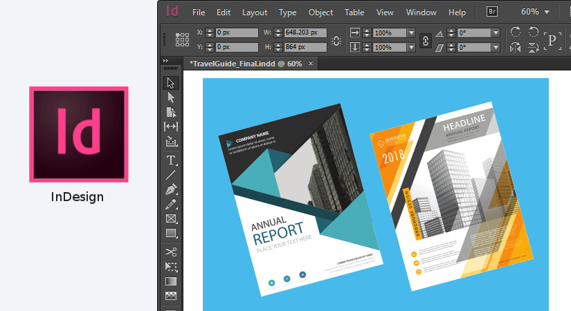 grafik tasarım için en iyi program, adobe indesign